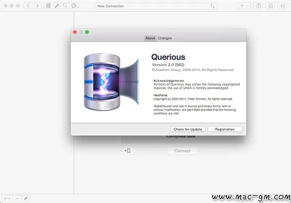 Querious v4.2.4 数据库管理工具 Mac版 For Mac 数据库工具 中文版