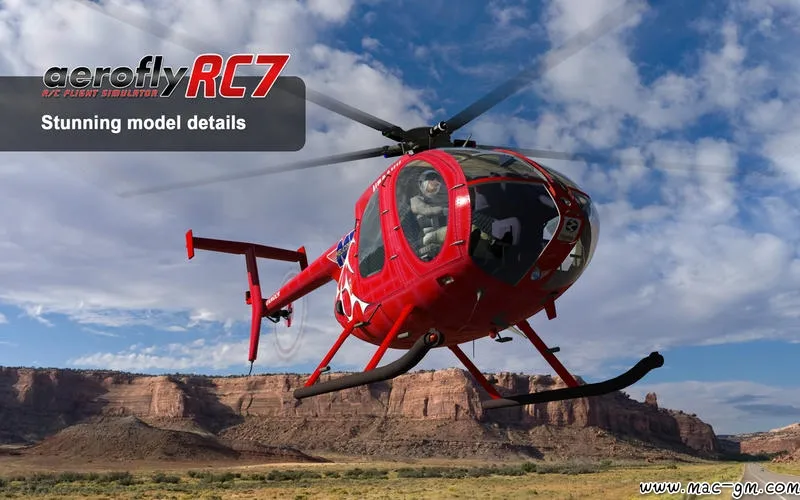 模拟航空飞行RC7 Mac版 For Mac 休闲治愈 英文版