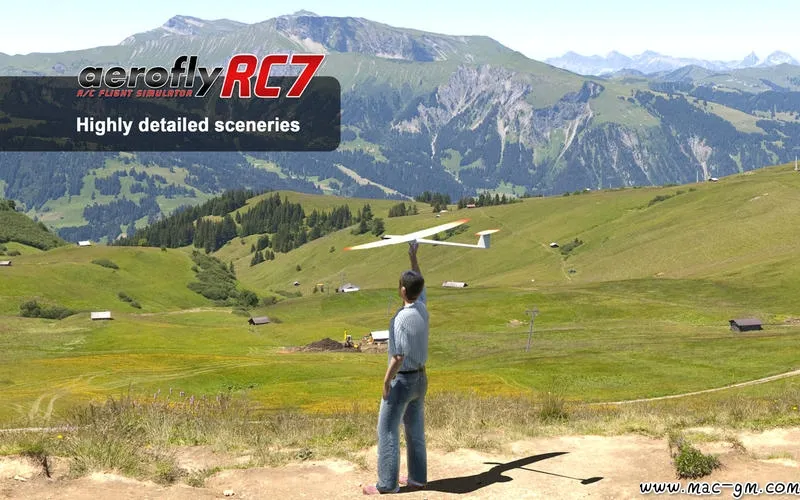 模拟航空飞行RC7 Mac版 For Mac 休闲治愈 英文版