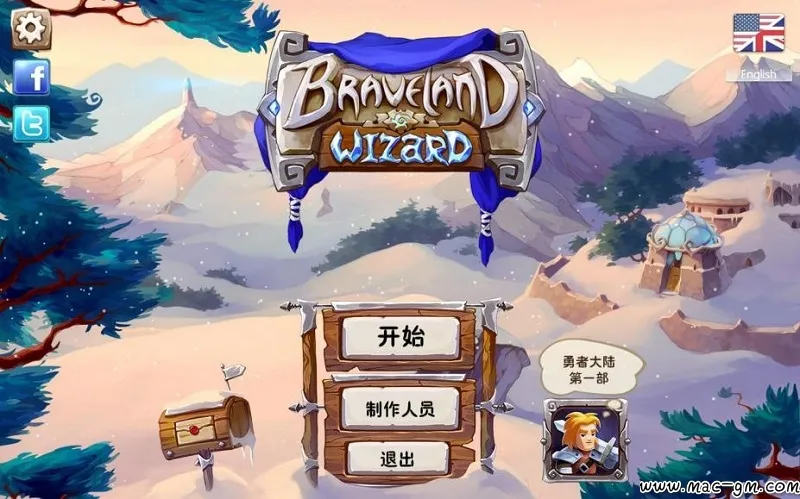 勇者大陆：男巫 Braveland wizard Mac版 For Mac 奇幻回合制 策略