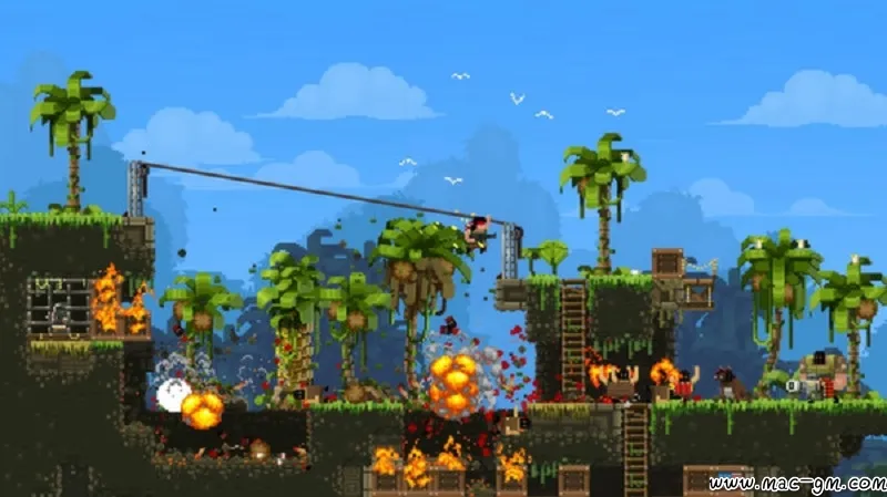 武装原型 Broforce v1.0 Mac版 For Mac 射击 中文版