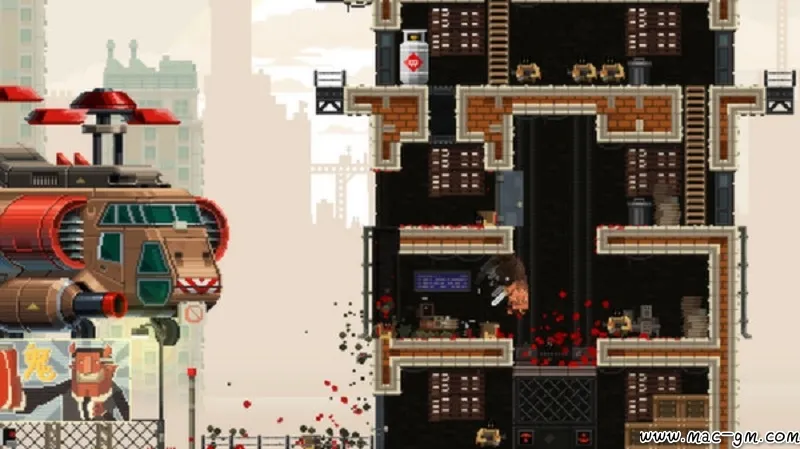 武装原型 Broforce v1.0 Mac版 For Mac 射击 中文版