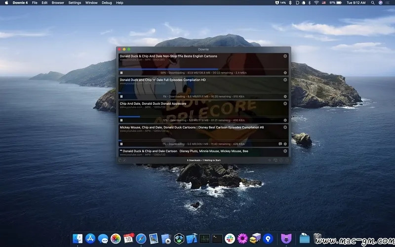 Downie v4.13.1 视频下载工具 YouTube Vimeo 视频下载 Mac版 For Mac 视频工具 中文版