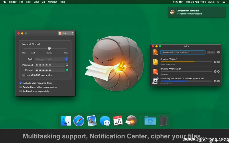 Keka v1.6.5 解压缩工具 Mac版 For Mac 安全工具 中文版