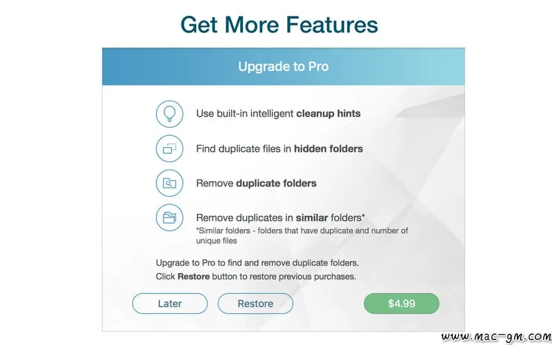Duplicate File Finder Pro v7.3.1 重复文件查找软件 Mac版 For Mac 文件管理 英文版