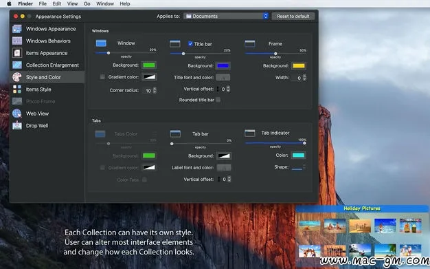 iCollections v9.8.1 桌面图标及文件整理工具 Mac版 For Mac 图像工具 截图标注 中文版