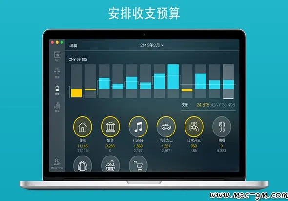 Money Pro v2.11.33 同步账单、预算和账户 Mac版 For Mac 备份同步 网络工具 中文版