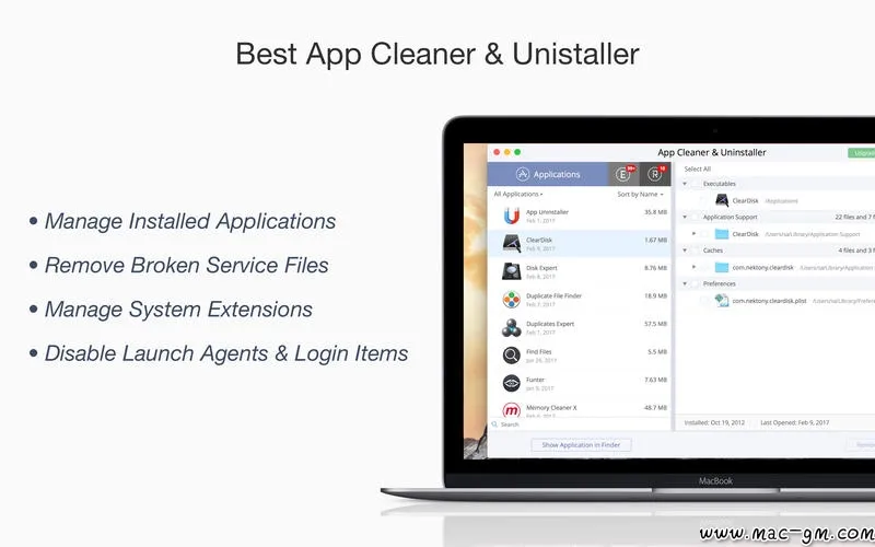 App Cleaner & Uninstaller Pro v10.0 应用卸载与清理 Mac版 For Mac 中文版