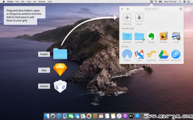 Dropzone v5.1.5 文件拖拽操作增强工具 Mac版 For Mac 英文版