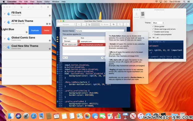 Cascadea v2.1.3 网站样式CSS管理器 Mac版 For Mac 浏览器工具 英文版