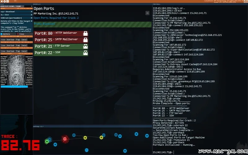 黑客网络 Hacknet v5.069 Mac版 For Mac 模拟经营 中文版