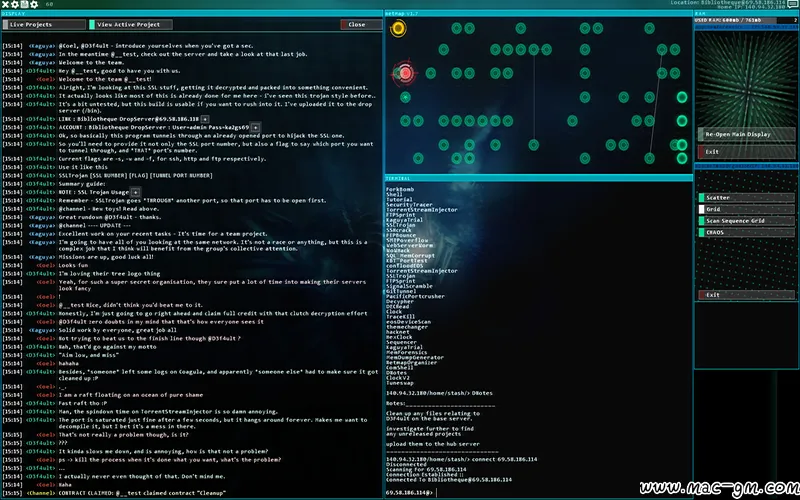 黑客网络 Hacknet v5.069 Mac版 For Mac 模拟经营 中文版