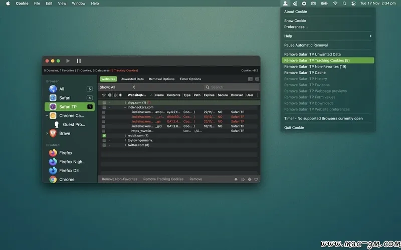 Cookie v8.6.5 浏览器隐私保护软件 Mac版 For Mac 浏览器工具 英文版
