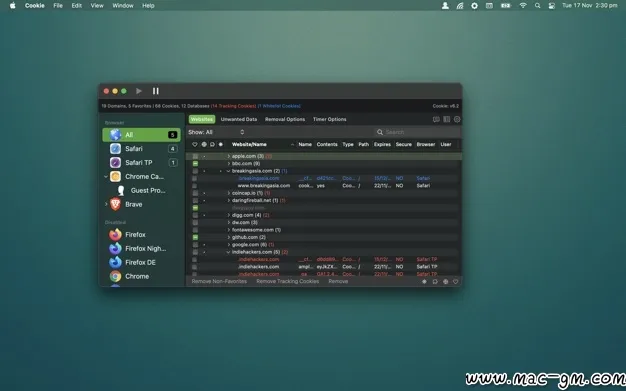 Cookie v8.6.5 浏览器隐私保护软件 Mac版 For Mac 浏览器工具 英文版