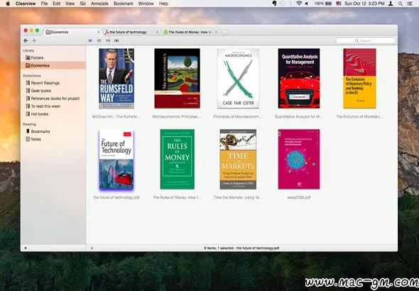 Clearview v2.3.6 电子书阅读器 Mac版 For Mac 浏览器工具 备份同步 笔记写作 中文版
