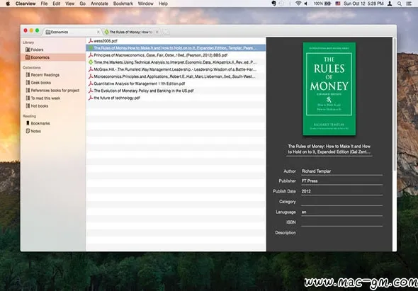 Clearview v2.3.6 电子书阅读器 Mac版 For Mac 浏览器工具 备份同步 笔记写作 中文版