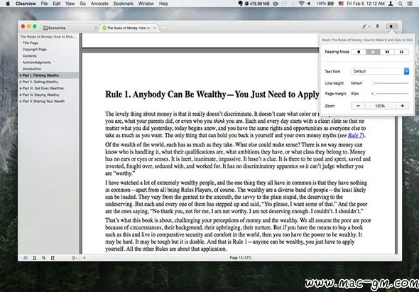 Clearview v2.3.6 电子书阅读器 Mac版 For Mac 浏览器工具 备份同步 笔记写作 中文版
