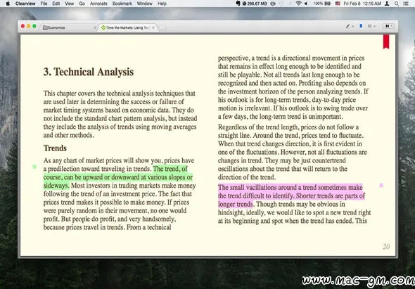 Clearview v2.3.6 电子书阅读器 Mac版 For Mac 浏览器工具 备份同步 笔记写作 中文版