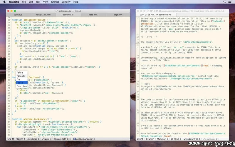 Textastic v5.0 代码编辑器 Mac版 For Mac 文本编辑 英文版