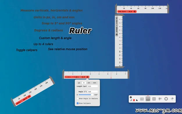 QuickLens UI v2.8 设计辅助工具 Mac版 For Mac 英文版