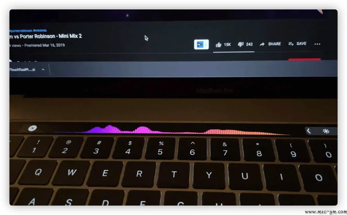 AVTouchBar v3.0.7 触控栏的音频可视化器 Mac版 For Mac 音频工具 菜单栏工具 英文版
