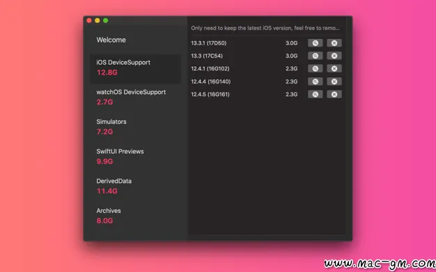 Cleaner for Xcode Xcode v4.0.4 清理器 Mac版 For Mac 文件管理 系统优化 中文版