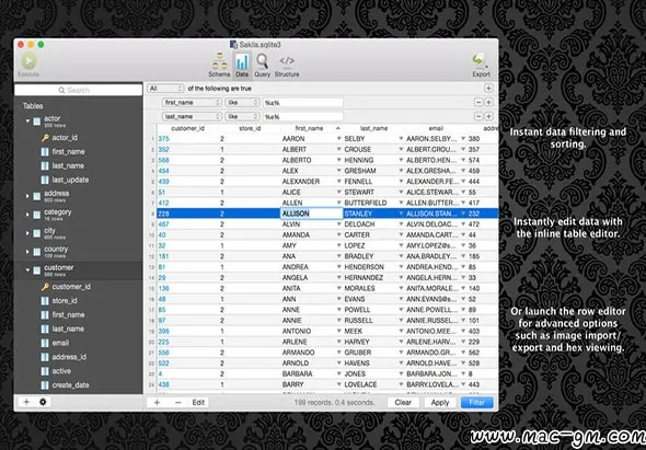 SQLPro for SQLite SQLite v2026.248 数据库管理软件 Mac版 For Mac 数据库工具 智能自动化 英文版
