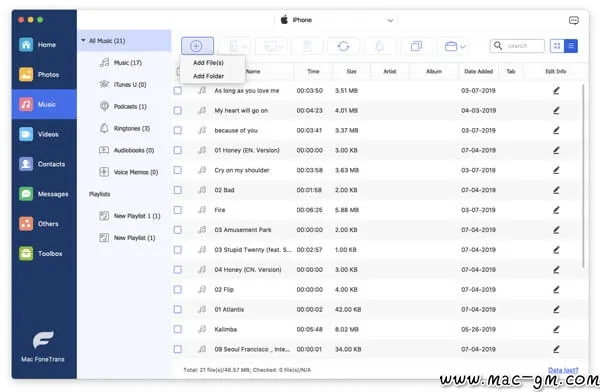 Mac FoneTrans iOS v9.2.62 数据传输管理软件 Mac版 For Mac 图片处理 视频工具 音频工具 英文版