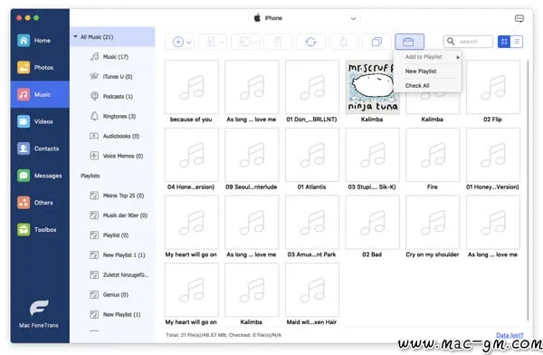 Mac FoneTrans iOS v9.2.62 数据传输管理软件 Mac版 For Mac 图片处理 视频工具 音频工具 英文版