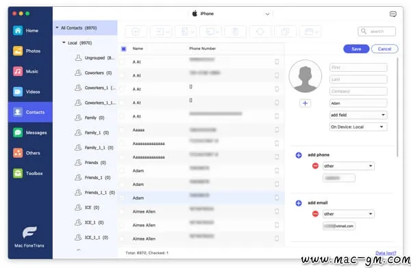 Mac FoneTrans iOS v9.2.62 数据传输管理软件 Mac版 For Mac 图片处理 视频工具 音频工具 英文版