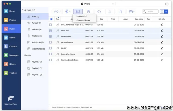 Mac FoneTrans iOS v9.2.62 数据传输管理软件 Mac版 For Mac 图片处理 视频工具 音频工具 英文版