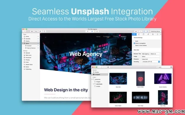 RapidWeaver v9.6.6 网页设计软件 Mac版 For Mac 浏览器工具 文本编辑 英文版