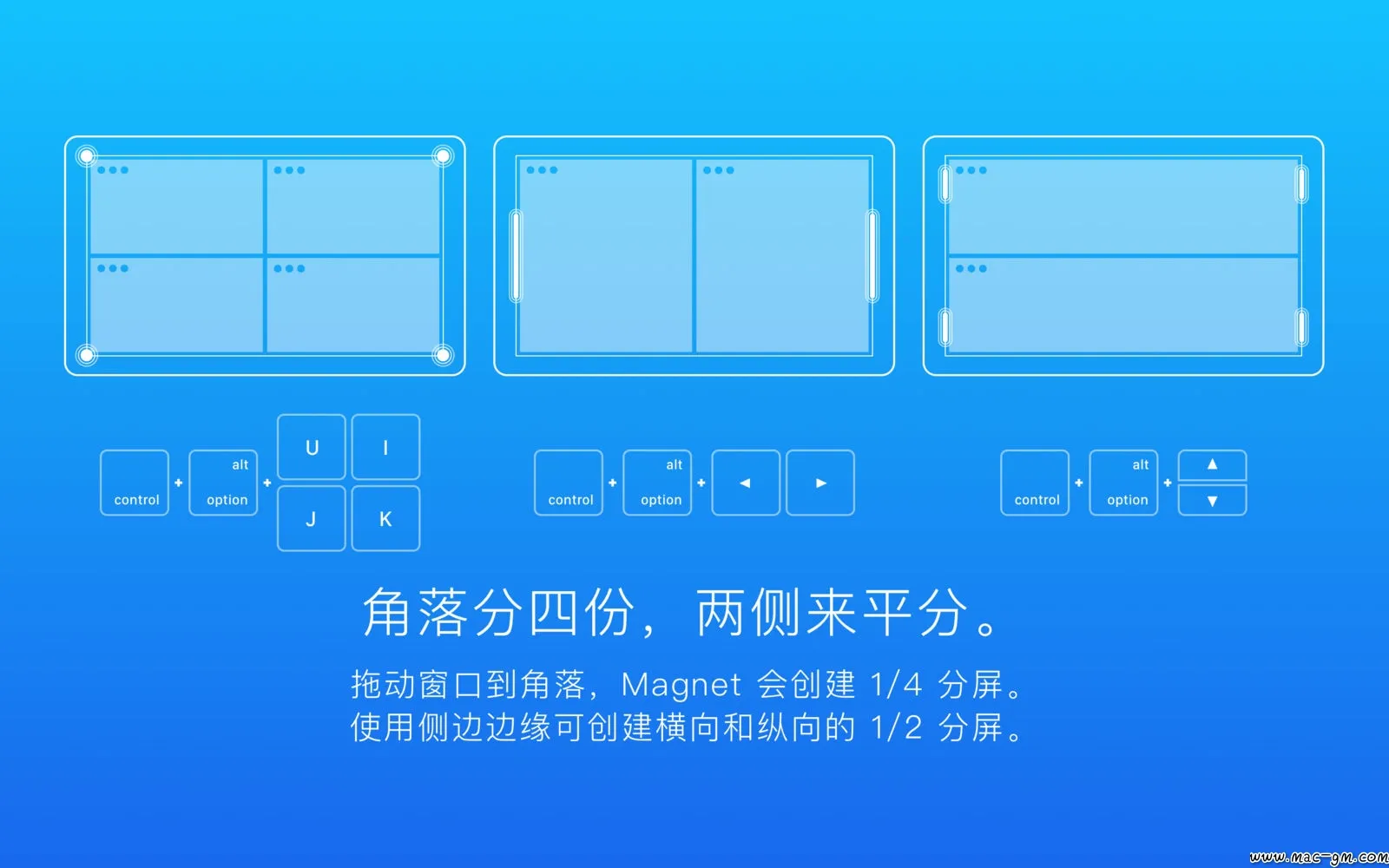 Magnet v3.0.7 窗口排列工具 Mac版 For Mac 中文版