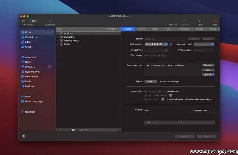 MAMP PRO WEB v6.9 服务器套装 Mac版 For Mac 数据库工具 英文版