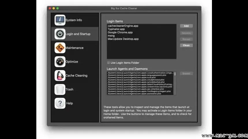 Big Sur Cache Cleaner v16.1.6 系统维护工具 Mac版 For Mac 系统优化 英文版