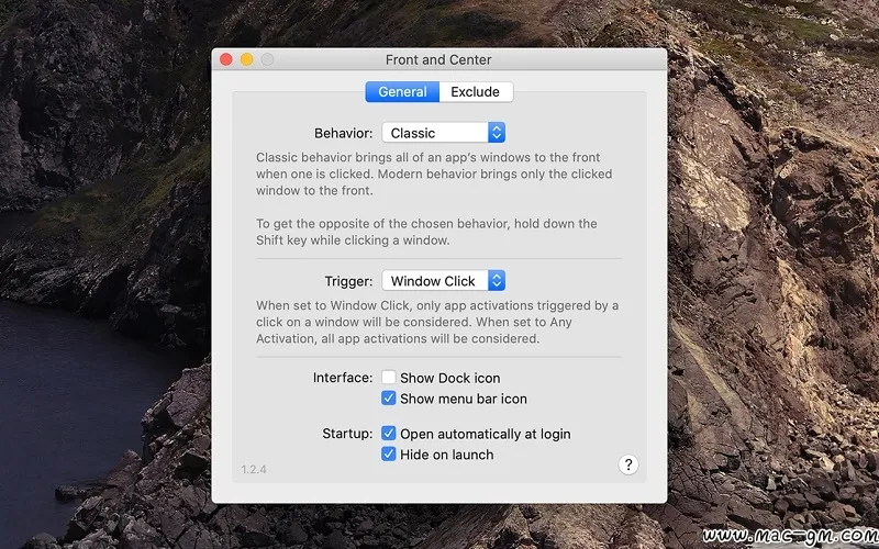 Front and Center v1.2.6 窗口管理工具 Mac版 For Mac 英文版