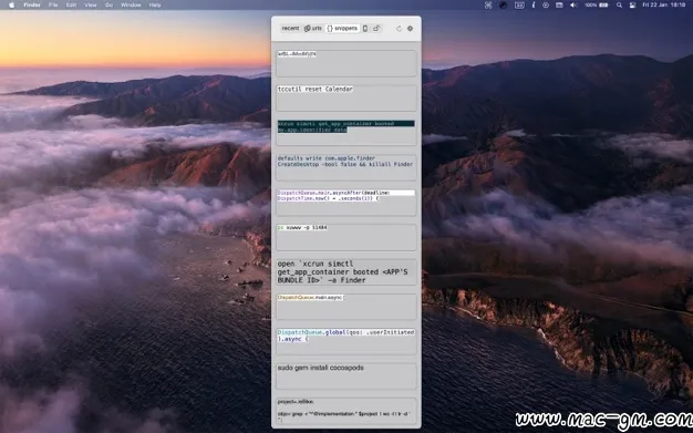 cmd c v1.4.2 剪贴板历史记录管理器 Mac版 For Mac 剪贴板工具 英文版