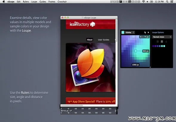 xScope v4.7.2 精确度量工具 Mac版 For Mac 菜单栏工具 英文版