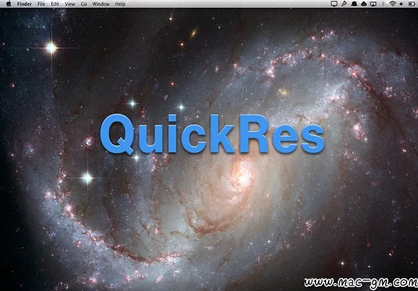 QuickRes v4.8 快速切换分辨率 Mac版 For Mac 英文版