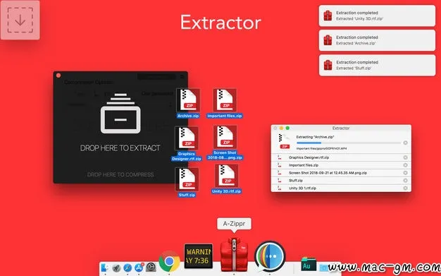 A-Zippr v2.1 压缩解压工具 Mac版 For Mac 中文版