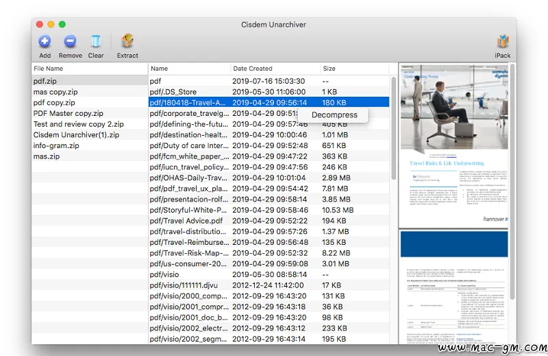 Cisdem Unarchiver v3.1.0 压缩解压工具 Mac版 For Mac 安全工具 英文版