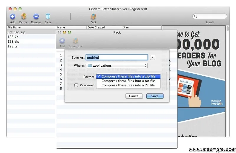 Cisdem Unarchiver v3.1.0 压缩解压工具 Mac版 For Mac 安全工具 英文版