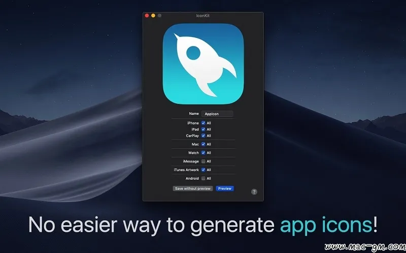 IconKit app v10.1.2 图标设计软件 Mac版 For Mac 图像工具 英文版