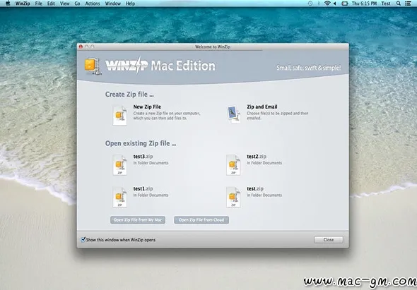 WinZip v12.0.7282 压缩解压软件 Mac版 For Mac 安全工具 英文版