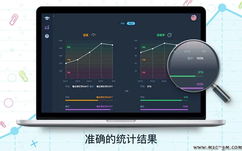 打字大师3:盲打实践 Master of Typing 3 v3.17.4 Mac版 For Mac 笔记写作 中文版