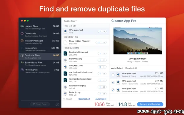 Cleaner-App Pro v8.2.3 磁盘清理工具 Mac版 For Mac 系统优化 文件管理 英文版