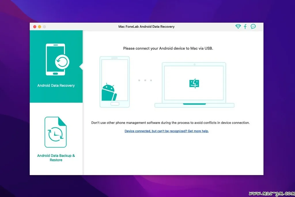 FoneLab Android Data Recovery v3.2.26 安卓数据恢复工具 Mac版 For Mac 图像工具 音频工具 中文版