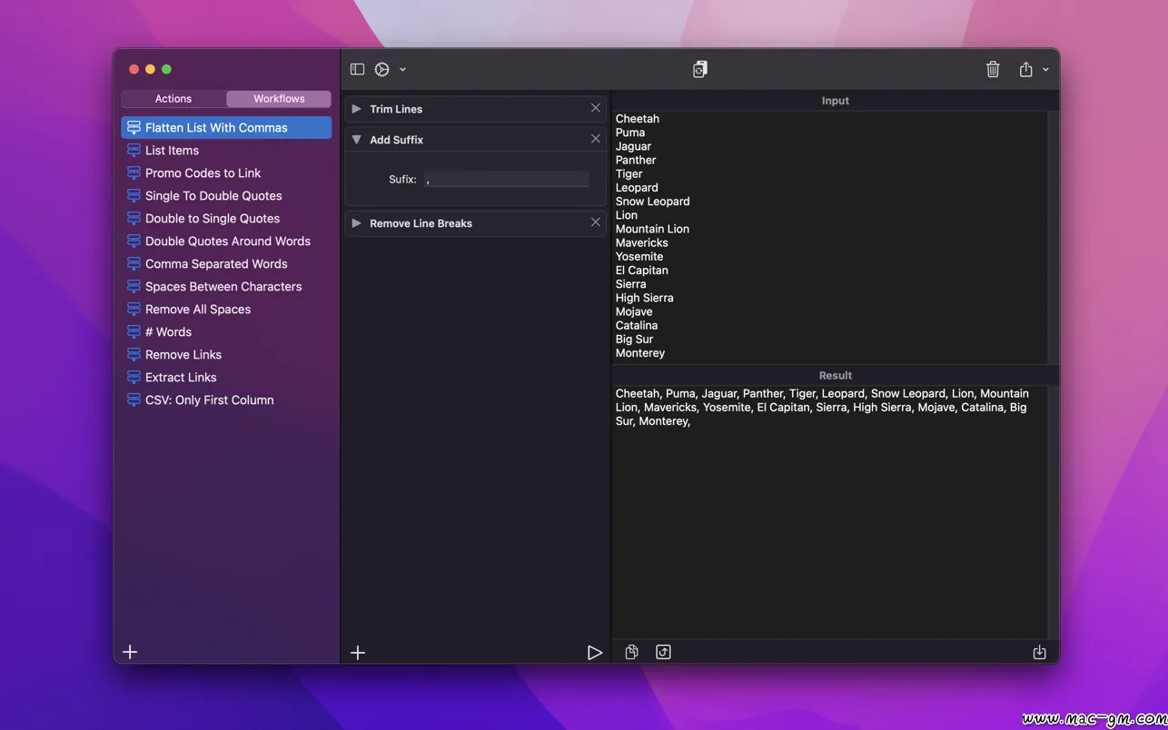 Text Workflow v3.1.0 文本格式转换工具 Mac版 For Mac 文本编辑 智能自动化 英文版