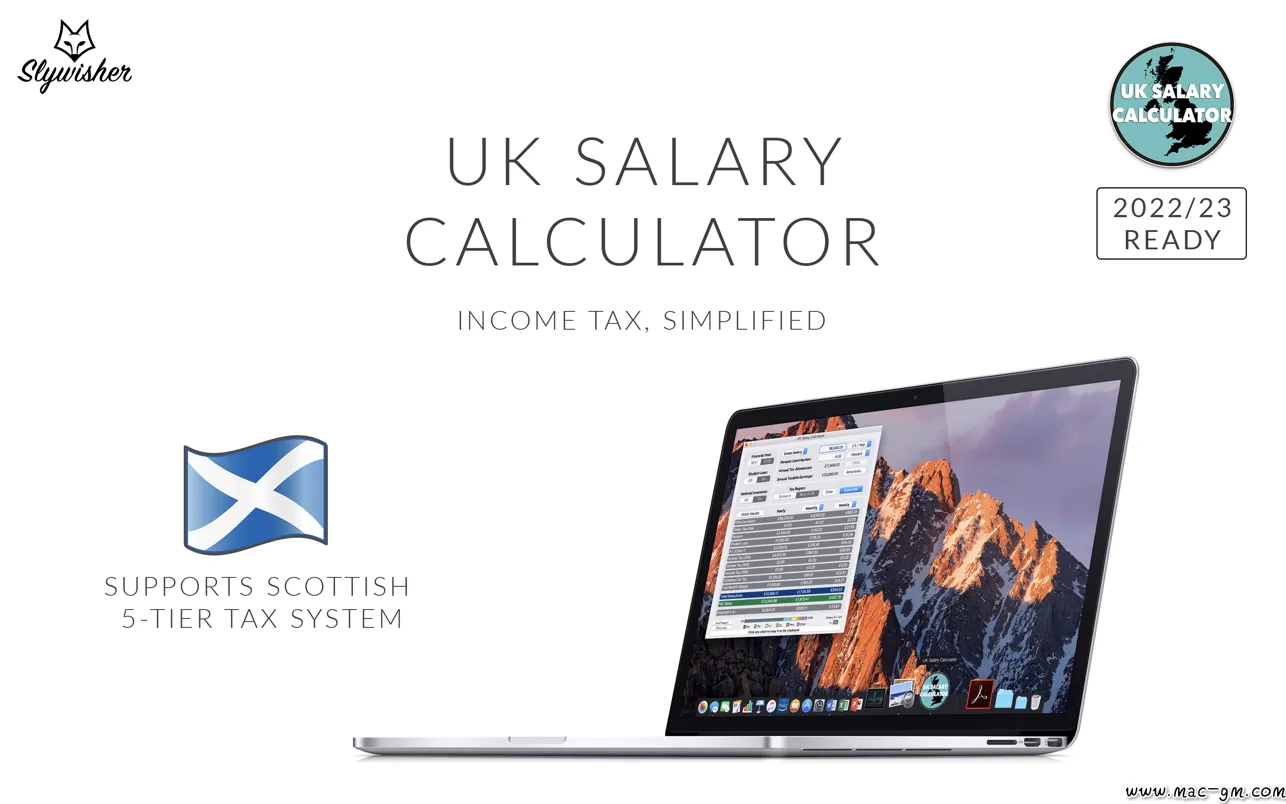 UK Salary Calculator v4.7 英国工资计算器 Mac版 For Mac 英文版