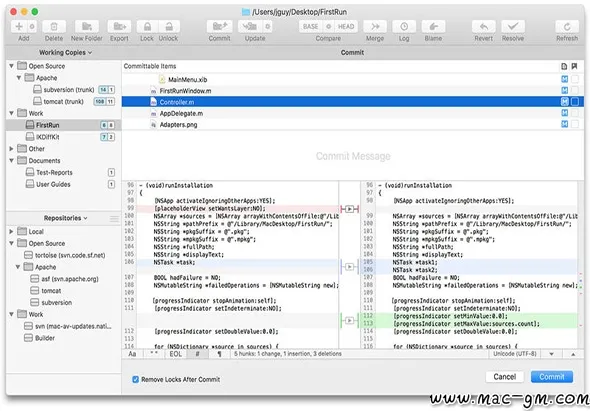 Xversion v1.3.8 版本管理器 Mac版 For Mac 英文版